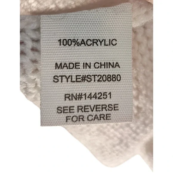 jessica simpson cottage pink purple yellow floral embroidery long sleeve Sweater - Picture 11 of 11